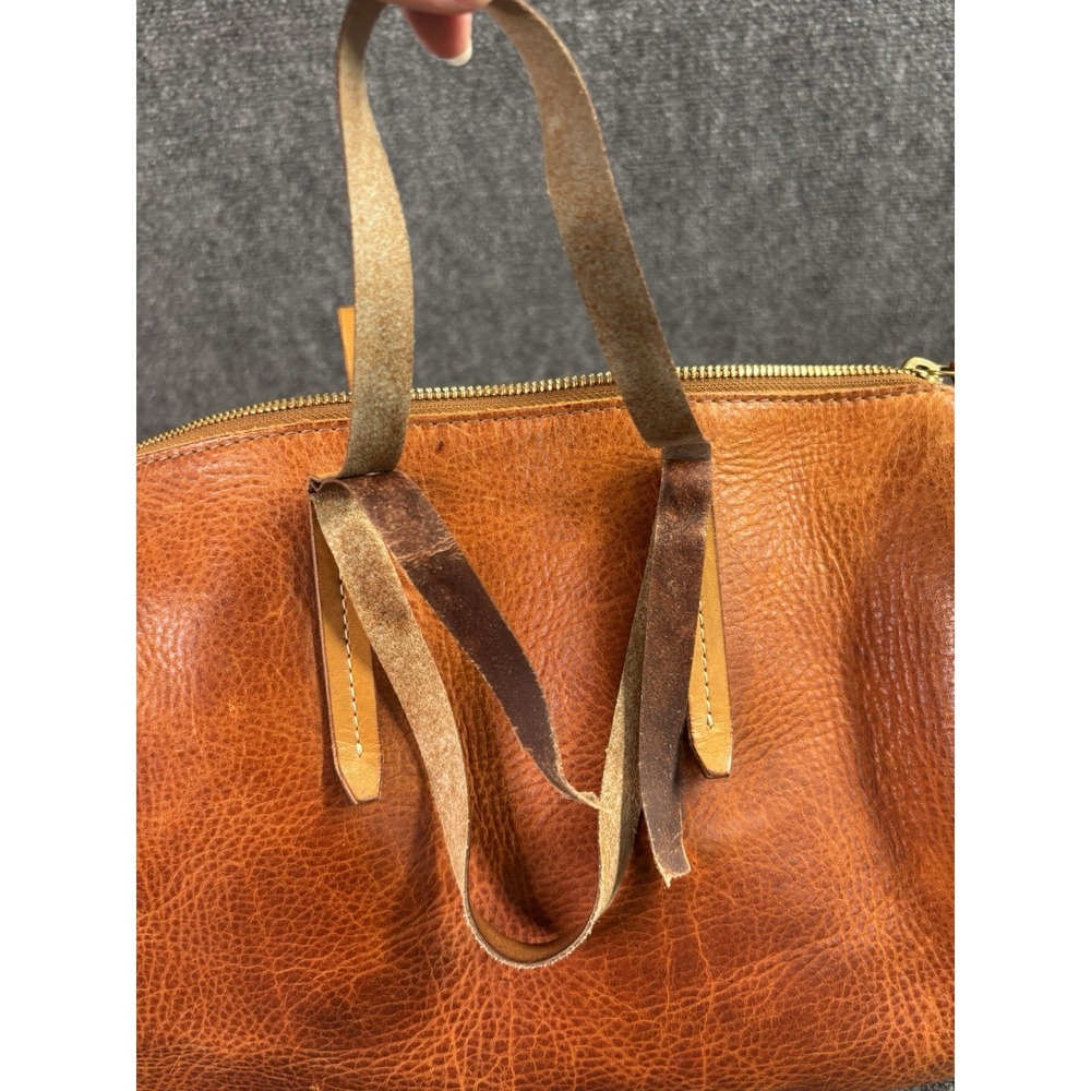 Vintage Overland Sedona Horween Leather Top Handle Handbag - Picture 5 of 10